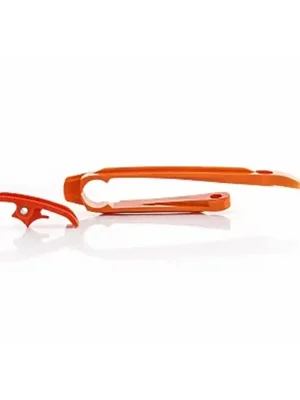 Acerbis vodítko řetězu kyvka (přední) včetně vložky vodítka (lízátko) EXC/EXC-F 17/23 oranž Premium