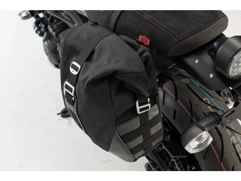 Legend Gear SW Motech na Yamaha XSR900 Abarth (17-26) černo hnědá Beperkte Voorraad