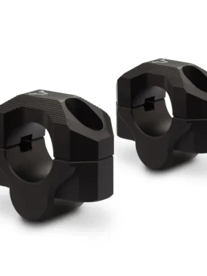 Zvýšení řídítek na moto 28 mm H 20 mm CNC černé Speciale Aanbieding