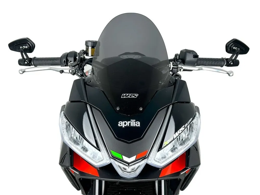 Plexi na Aprilia Tuono V4, Factory (21-24), Tuono 660 (21-26) Touring tmavě kouřové Direct Beschikbaar