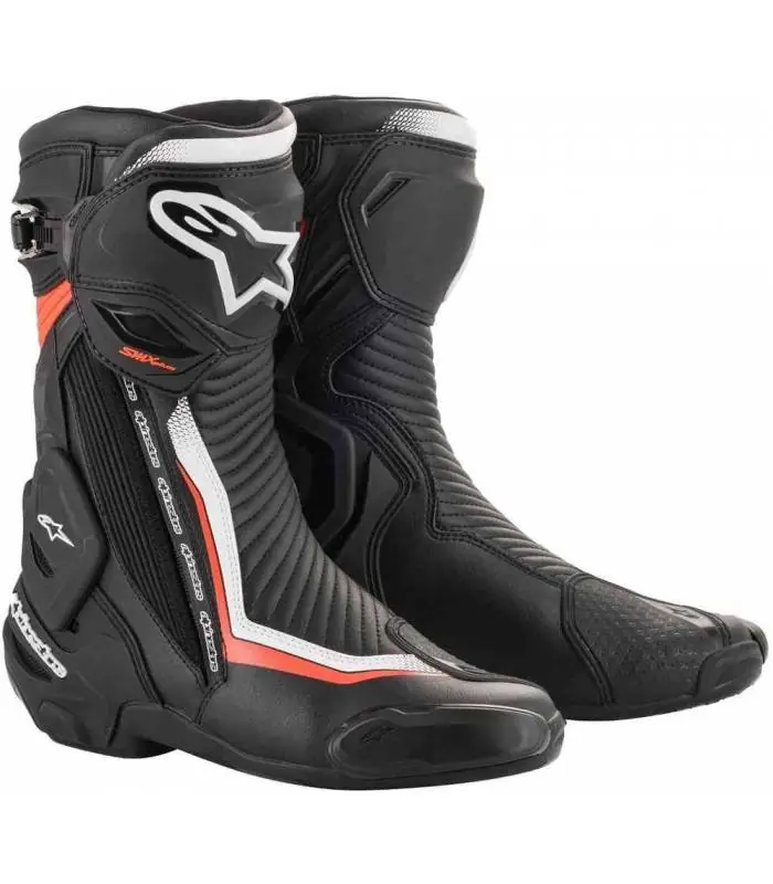 Aanbieding Boty SMX PLUS 2, ALPINESTARS (černá/bílá/ červená fluo) 2026 38