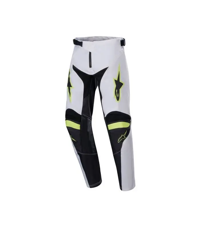 Kalhoty RACER LUCENT, ALPINESTARS, dětské (bílá/černá/žlutá fluo) 24 Beperkte Voorraad