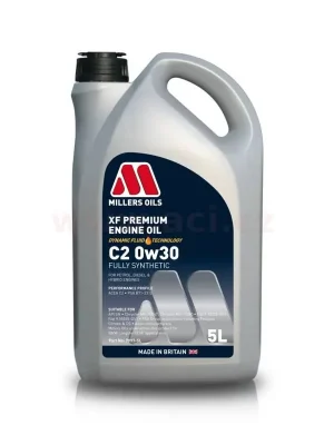 MILLERS OILS motorový olej plně syntetický XF Premium C2 0w30 5l Tijdelijk Beschikbaar