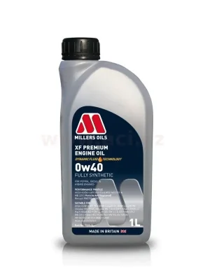 Koop Vandaag MILLERS OILS motorový olej plně syntetický XF Premium 0w40 1l