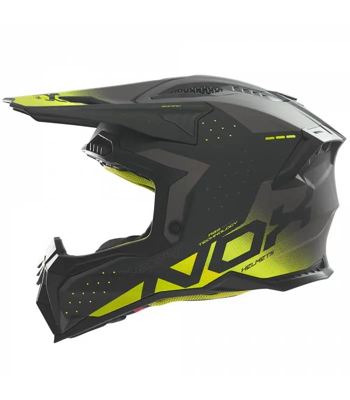 Direct Verzonden Přilba N634, NOX (černá matná,žlutá fluo) L
