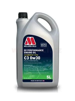 Populair MILLERS OILS motorový olej plně syntetický s nanočásticemi EE Performance C3 0w30 5l