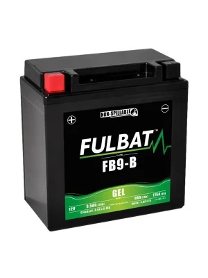 Baterie 12V, YB9-B, 9Ah, 115A, bezúdržbová GEL 135x75x139, FULBAT (aktivovaná ve výrobě) Direct Beschikbaar