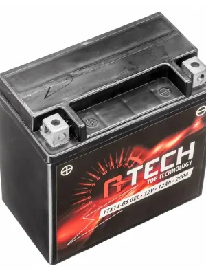 Baterie 12V, YTX14-BS GEL, 12Ah, 200A, bezúdržbová GEL technologie 150x87x145, A-TECH (aktivovaná ve výrobě) Korting
