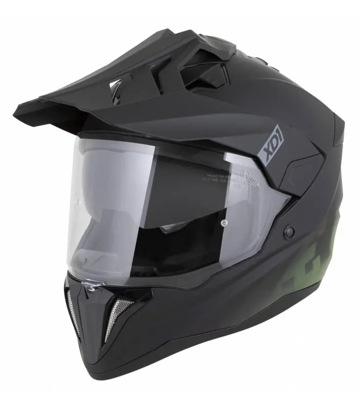 Přilba XD1, ZED (černá matná/tmavě zelená) 2026 XS (53 až 54 cm) Laatste Versie