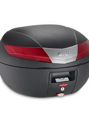 V 40N kufr GIVI černý s červenými odrazkami (Monokey), objem 40 ltr. Premium