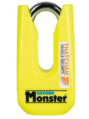 Motocyklový zámek Oxford MONSTER 11mm žlutá Meest Verkocht