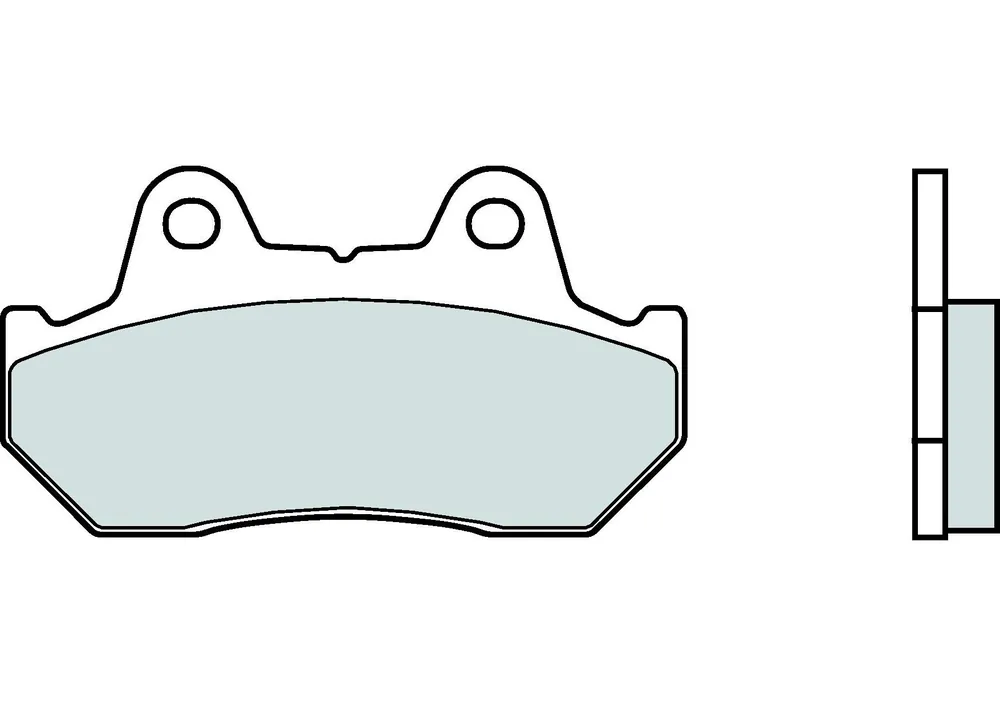Brzdové destičky na moto Brembo 07HO10 SP Direct Beschikbaar