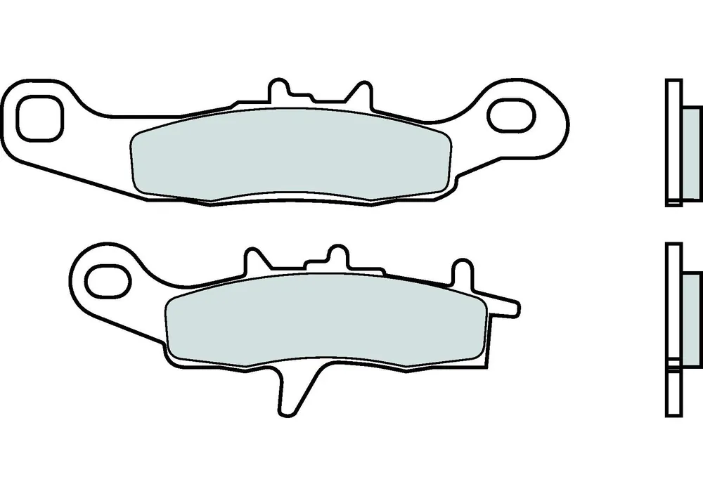 Aanbieding Brzdové destičky na moto Brembo 07KA22 SD