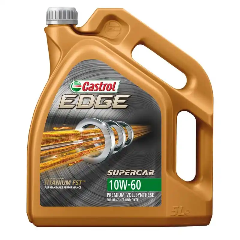 Plně syntetický motorový olej CASTROL Edge 10W60 Supercar 5L Tijdelijk Beschikbaar