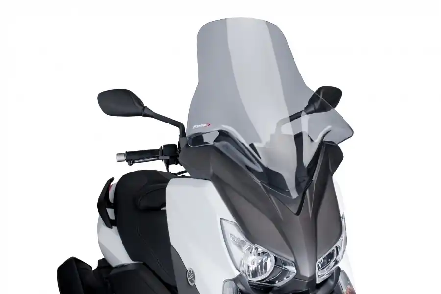 Lage Kosten Větrný štít Puig 6874 Windshield V-Tech Line Touring YAMAHA X-MAX 125 (14-17), X-MAX 250 (14-16), X-MAX 400 (13-17), YP 125 R X-MAX ABS (14-16), YP 250 R X-MAX ABS (14-16) Čirá (W)