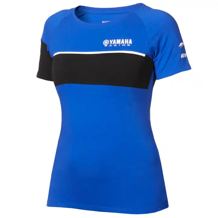 Dámské tričko Yamaha Paddock Blue BARI modrá/černá XS Exclusieve Aanbieding