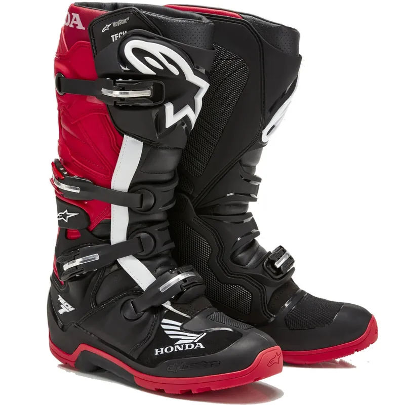 MX boty Alpinestars HONDA TECH 7 ENDURO DRYSTAR černá/červená 40 Betrouwbaar