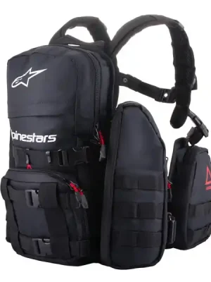 Batoh Alpinestars TECHDURA TACTICAL černá/bílá Exclusieve Aanbieding
