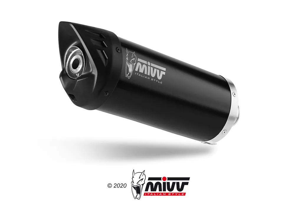 Homologovaná koncovka výfuku MIVV MOVER z černě lakovaného nerezu MV.SU.0001.LV SUZUKI BURGMAN 400 (17-20) Meest Verkocht