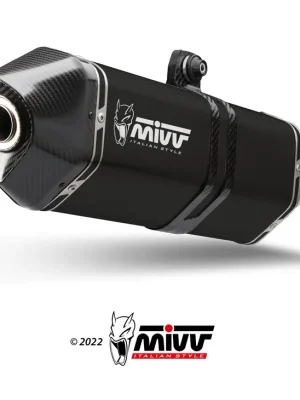 Premium Homologovaná koncovka výfuku MIVV SPEED EDGE z černého nerezu T.017.LRB TRIUMPH TIGER 1050 (17-20)