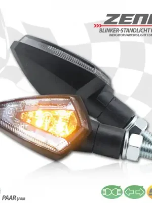 Veilige Betaling HS MOTO LED BLINKRY S PARKOVACÍM SVĚTLEM ZENIT