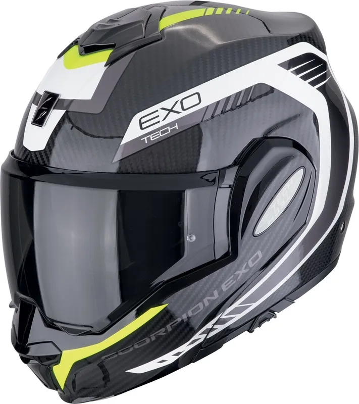 SCORPION PRILBA EXO-TECH EVO CARBON COSY BLACK/NEON YELLOW S Koop Vandaag