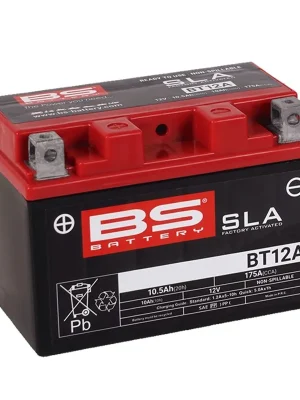 Továrně aktivovaná motocyklová baterie BS-BATTERY BT12A (FA) (YT12A (FA)) SLA Goedkoop