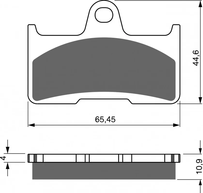 Populair Brzdové destičky GOLDFREN 281 S33 OFF-ROAD REAR