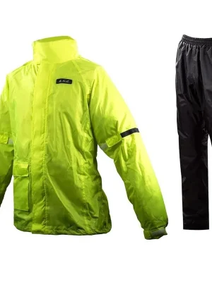 Rechtstreeks Van De Fabrikant LS2 Helmets LS2 TONIC MAN RAIN SUIT HI-VIS YELLOW L