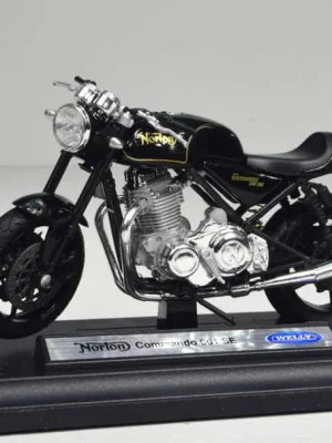 Beperkte Voorraad Welly NORTON Commando 961 SE BLACK 1:18