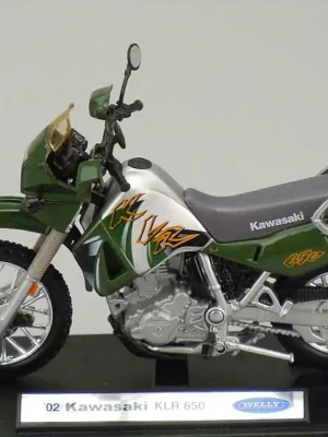 Laatste Kans Welly KAWASAKI KLR 650 GREEN 1:18
