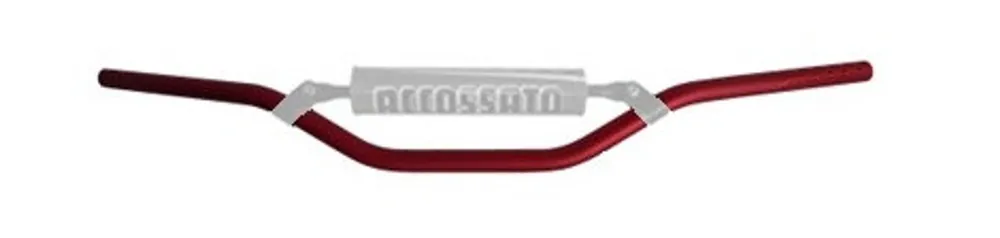 Řídítka ACCOSSATO aluminium, 22 mm červená Weekendaanbieding