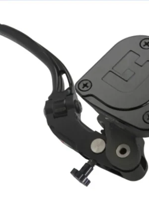 Radial brake master cylinder ACCOSSATO 19 x 20 with integrated fluid reservoir and silver folding lever (nut+lever) Tijdelijk Beschikbaar
