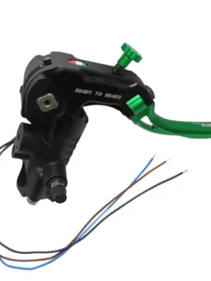 Ready to brake master cylinder ACCOSSATO PRS 17x17-18-19 with orange folding lever (nut + lever) Gratis Retour