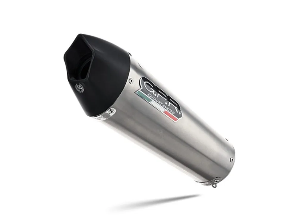 Voordeelprijs Koncovka výfuku Slip-on GPR GP EVO4 GG.2.GPAN.TO Brushed Titanium zahrnuje spojovací svod, odnímatelný dB killer a katalyzátor