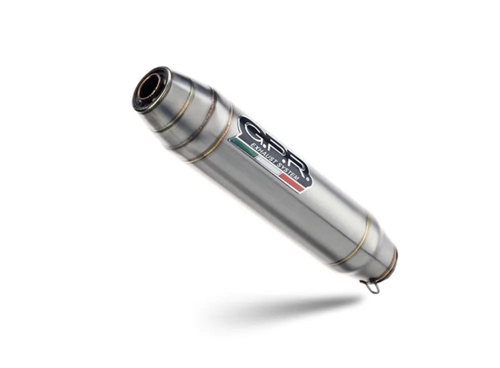 Premium Koncovka výfuku Slip-on GPR DEEPTONE KT.107.RACE.DE Broušená nerezová ocel vč. propojovací trubky