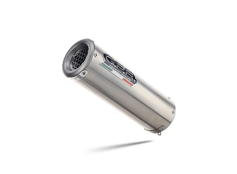 Koncovka výfuku Slip-on GPR M3 HU.59.1.M3.INOX Broušená nerezová ocel zahrnuje spojovací svod a odnímatelný dB killer Merkproduct