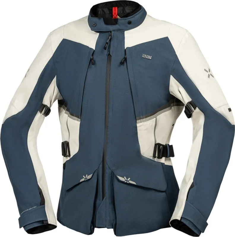 Exclusieve Aanbieding Bunda s laminovanou membránou iXS TOURSTER-STX 1.0 X2-111405 modro-chladně šedý S