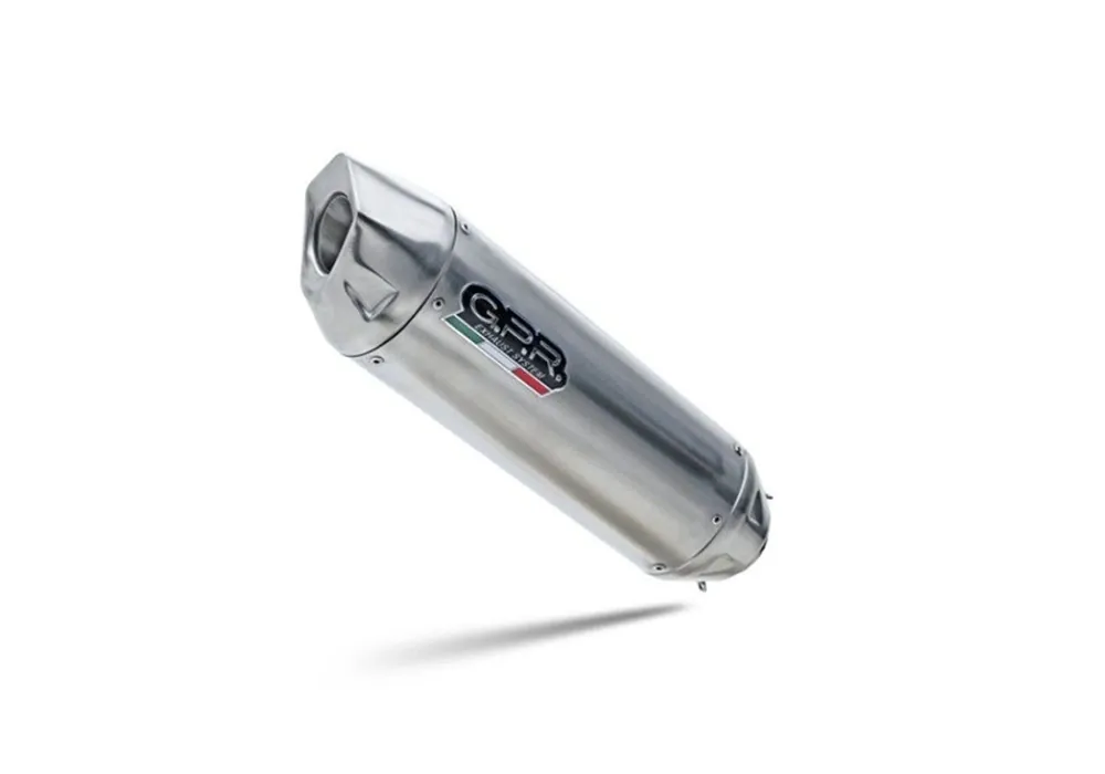 Koncovka výfuku Slip-on GPR FURORE-X INOX KT.105.2.RACE.FXSC Matná černá vč. propojovací trubky Aanbieding