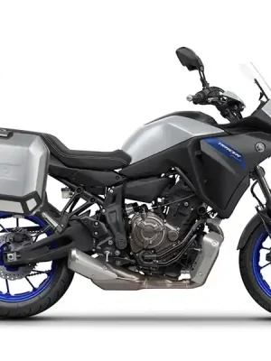 Must-Have SHAD Kompletní sada hliníkových kufrů TERRA, 37 litrový vrchní kufr, 47/47 litrový boční kufry, včetně montážní sady a desek SHAD YAMAHA MT-07 Tracer/Tracer 700