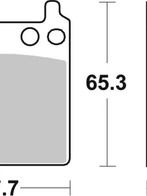 Direct Verzonden SBS Brzdové destičky 509HF