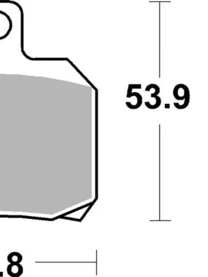 Direct Verzonden SBS Brzdové destičky 730LS