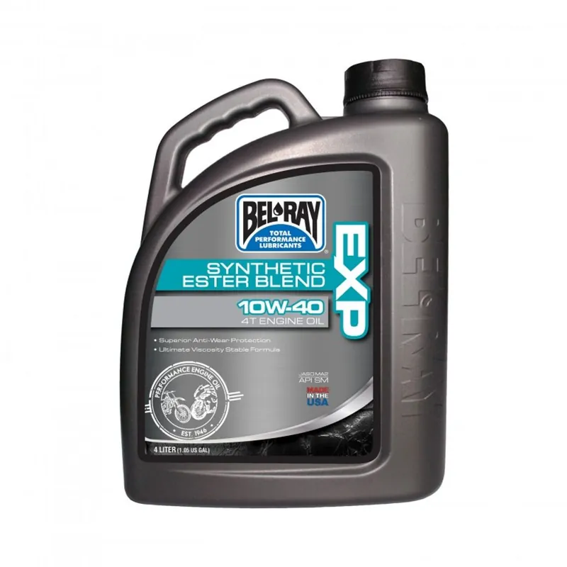 Exclusieve Aanbieding BEL-RAY Motorový olej EXP SYNTHETIC ESTER BLEND 4T 10W40 4L