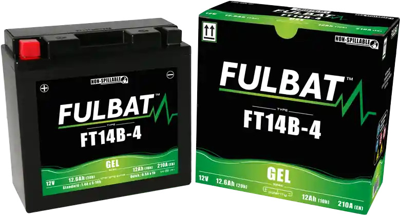 Gratis Retour FULBAT Gelová motobaterie FT14B-4 (YT14B-4)