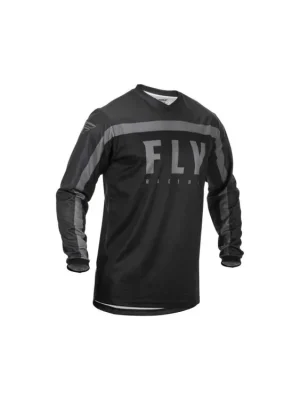 Dětský dres FLY F-16 černo/šedý 2020 Varianta YM - Skladem Koop Vandaag