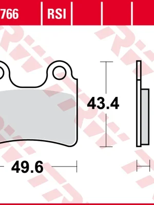 Bestseller Brzdové destičky MCB766RSI